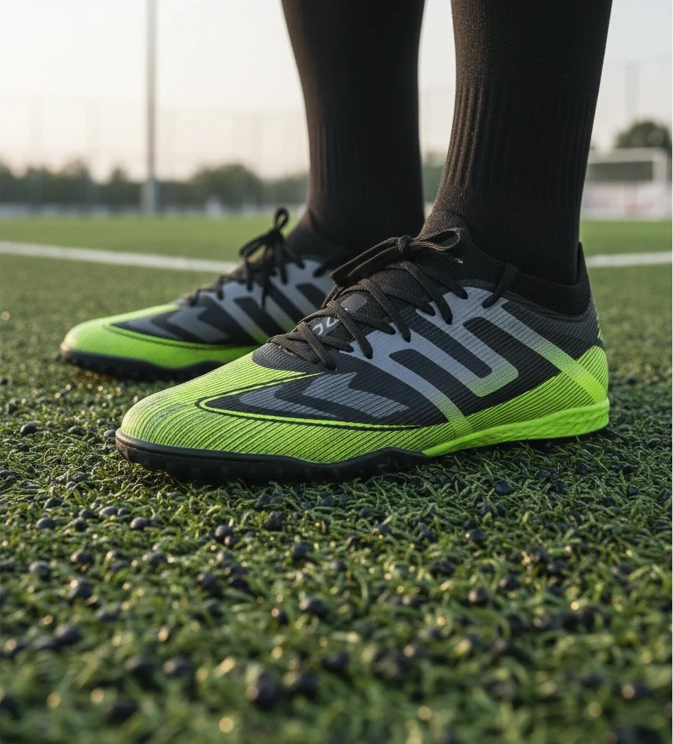 MH-252-149 M Siyah-Gümüş Erkek Halı Saha Ayakkabısı Playup - Görsel 1