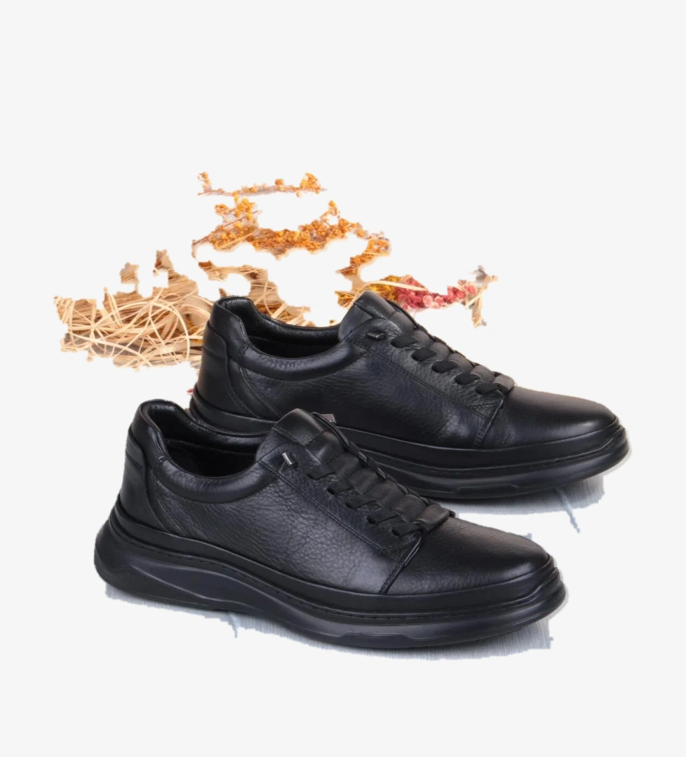 James Franco 1654 Micro Klima Sistem Hakiki Deri Kauçuk Taban Erkek Ayakkabı model görseli