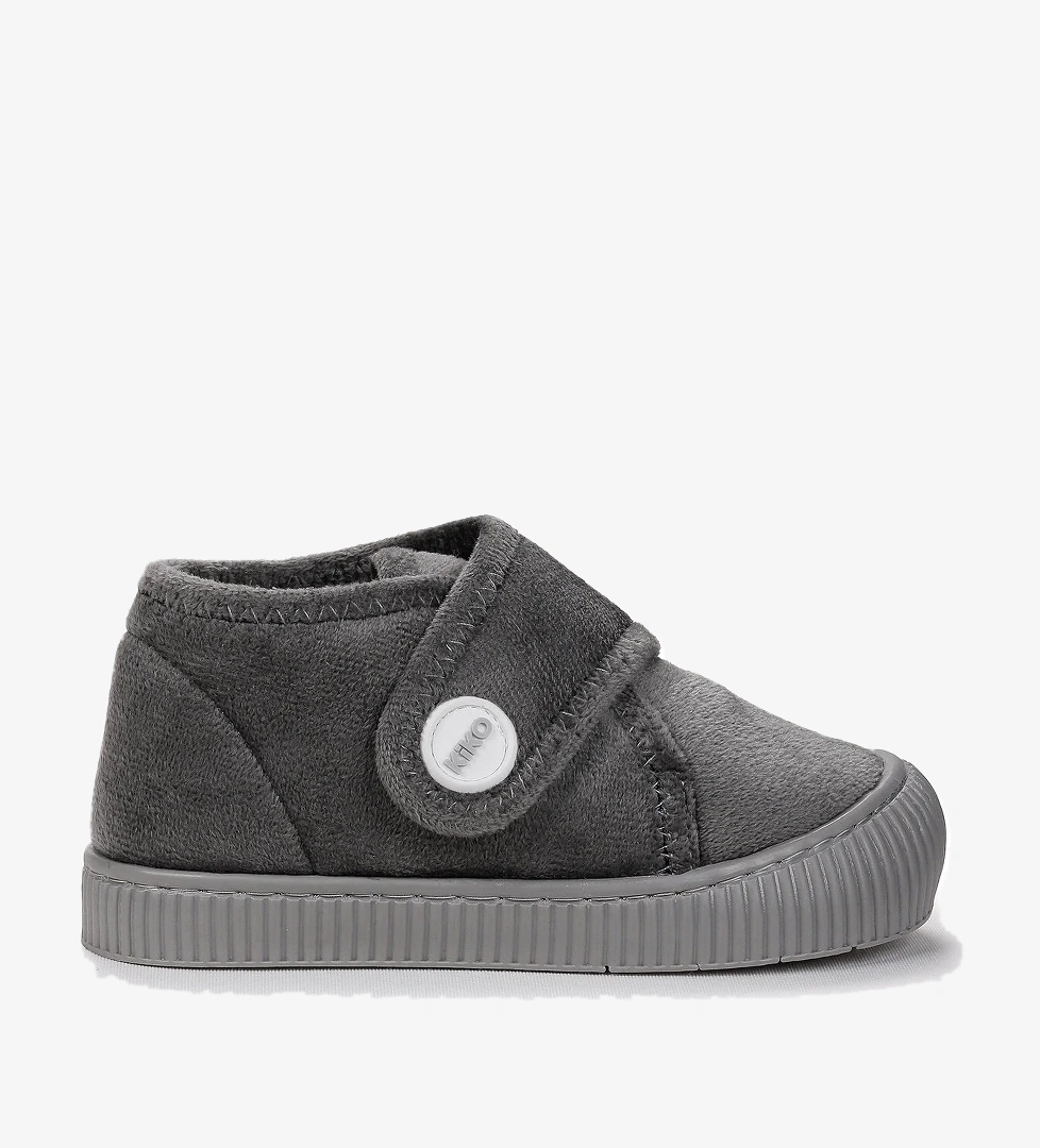 Petri Günlük Kız Çocuk Ev Okul Kreş Panduf Gri