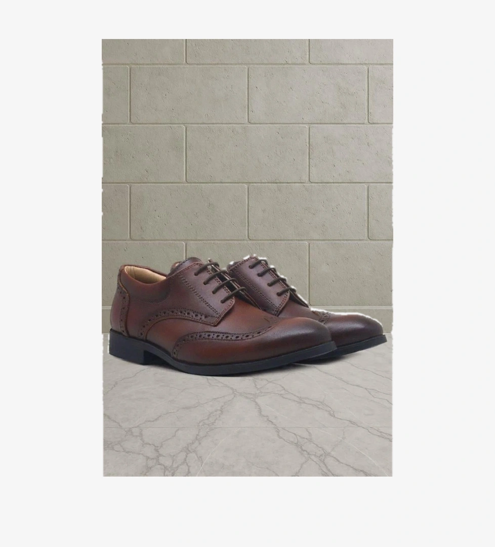 Rakerplus Titan Hakiki Deri Taba Klasik Erkek Genç Ayakkabısı model görseli