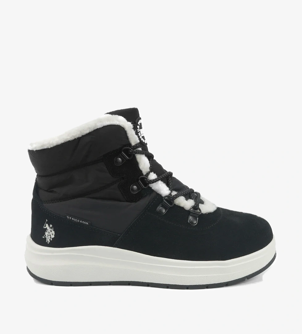 MOMO 5PR Siyah Kadın Sneaker Bot - Görsel 1