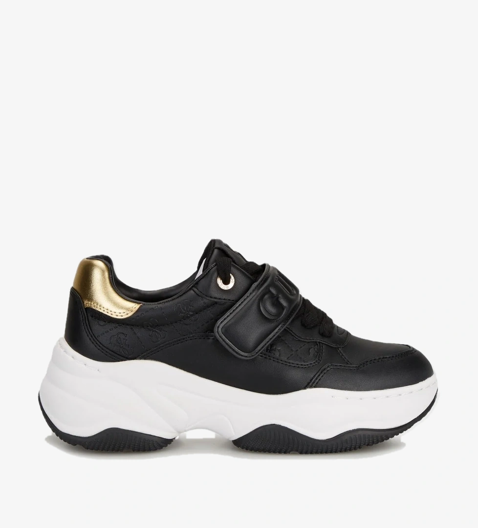 Guess Bayan Ayakkabı FLFHNN ELE12 BLKGO model görseli