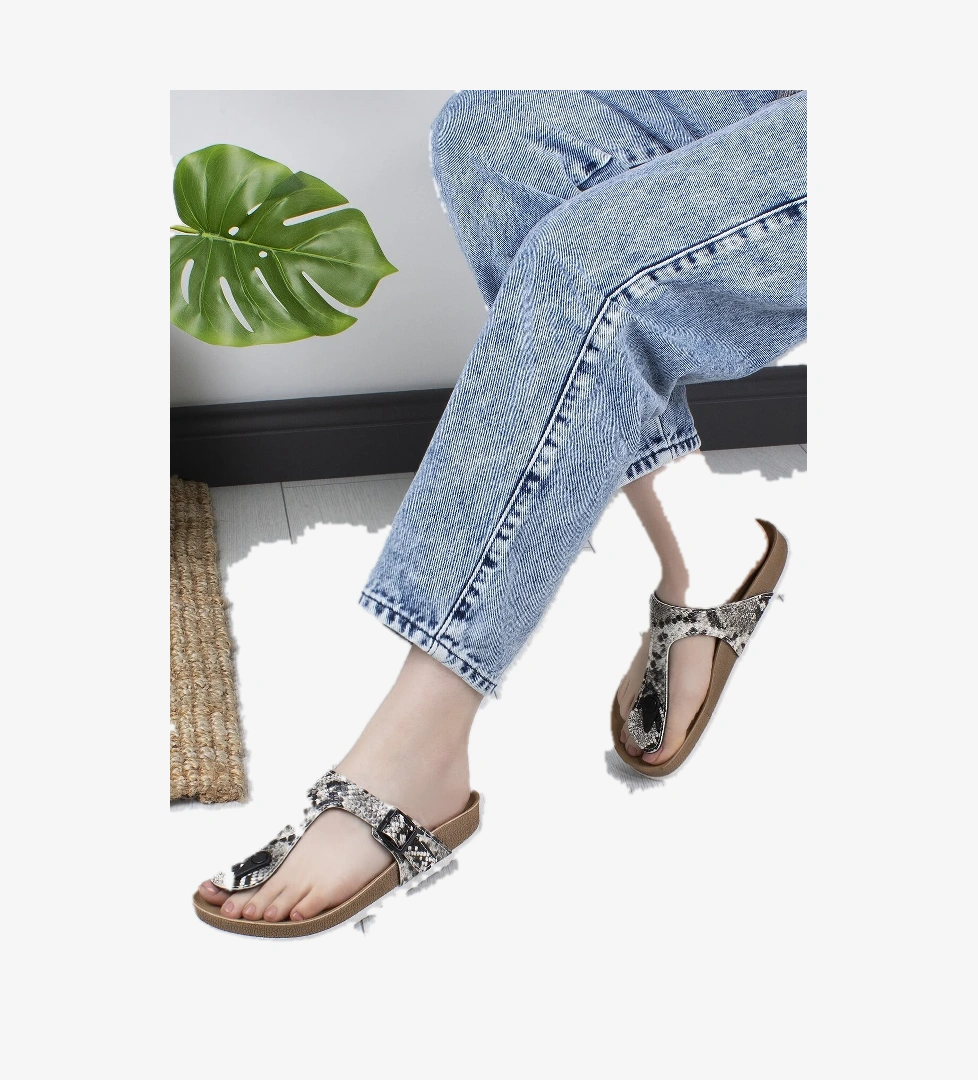 Star Anatomik Ortopedik Parmak Arası Günlük Kadın Terlik