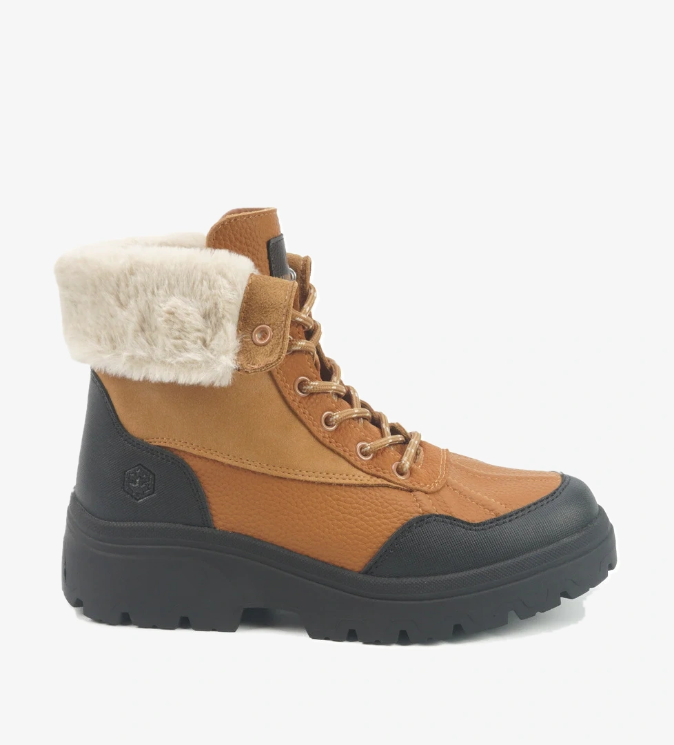 MOLINA 5PR Kahverengi Kadın Worker Bot - Görsel 1