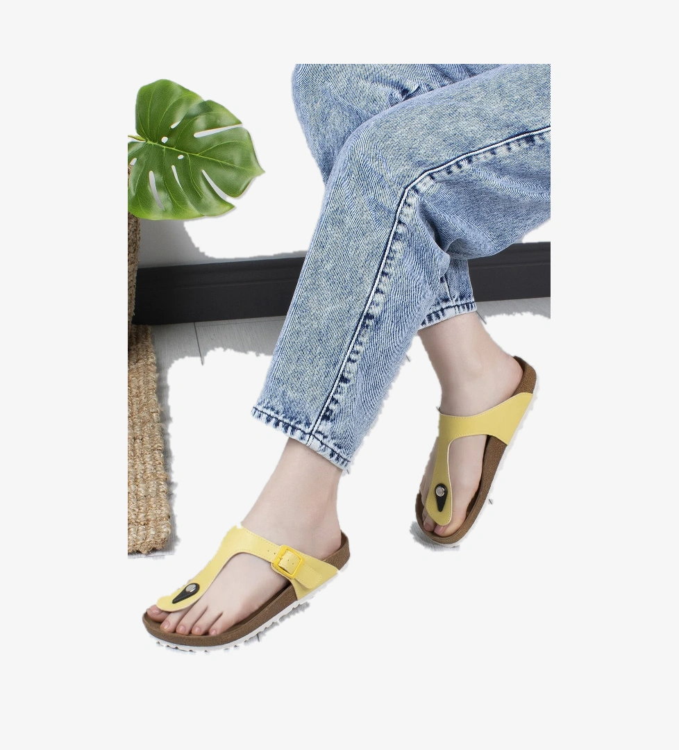 Angel Anatomik Ortopedik Parmak Arası Günlük Kadın Terlik