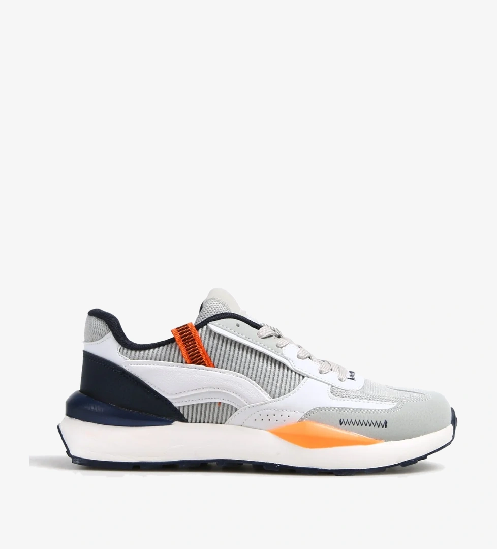 Beyaz-Gri Erkek Sneaker SAO - Görsel 1