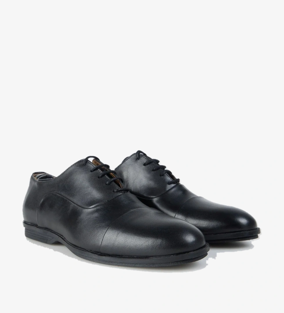 Fabrika Deri Deri Siyah Erkek Klasik Ayakkabı HAYES-EDISON model görseli