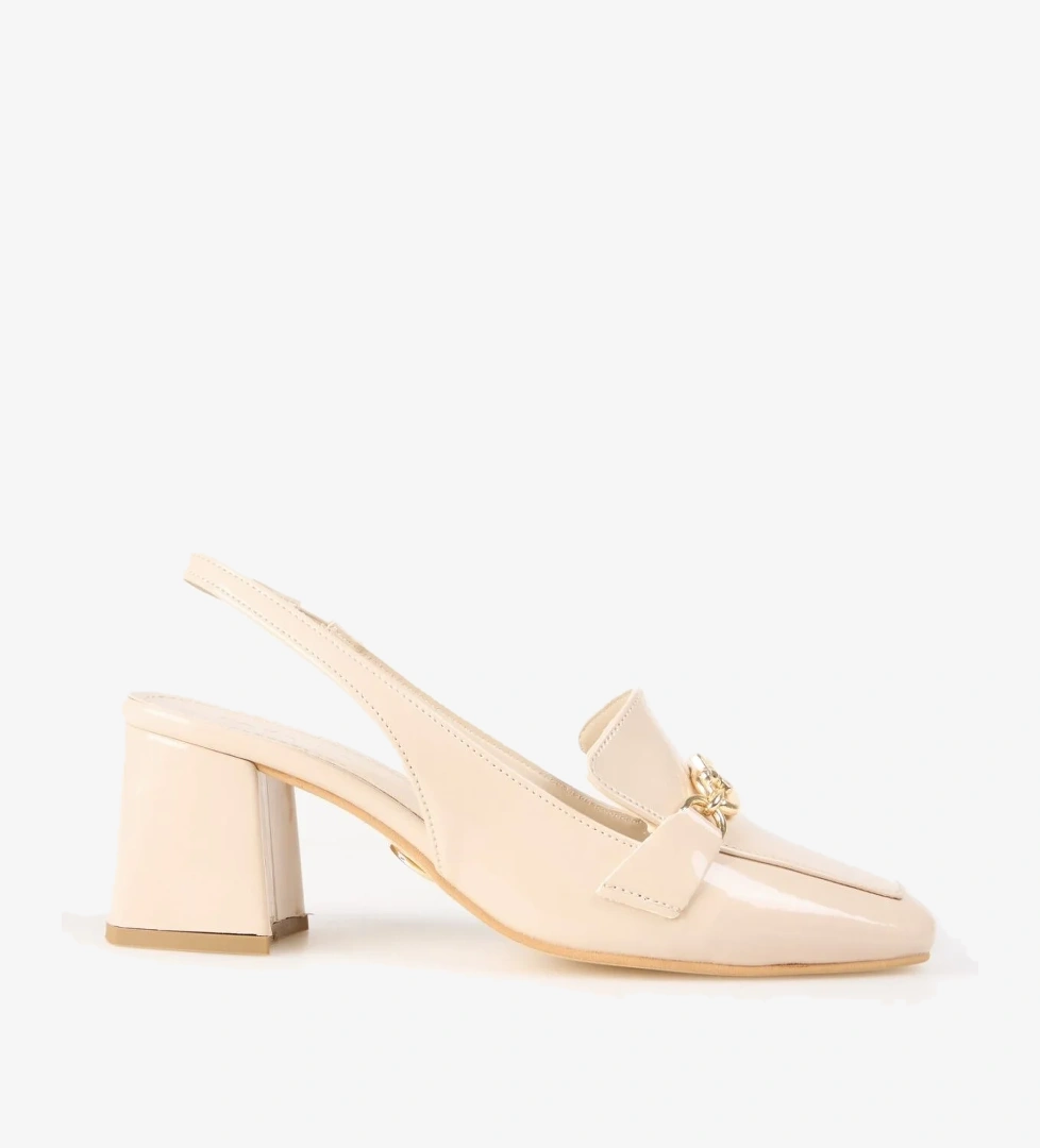 Fabrika Bej Kadın Topuklu Ayakkabı AYELEN model görseli