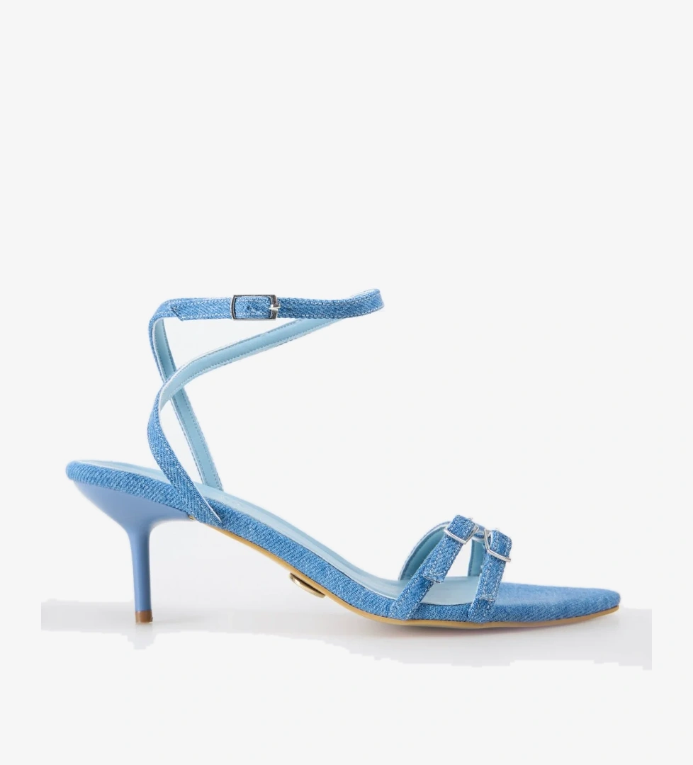 Fabrika Mavi Kadın Topuklu Ayakkabı ARLINE DENIM model görseli