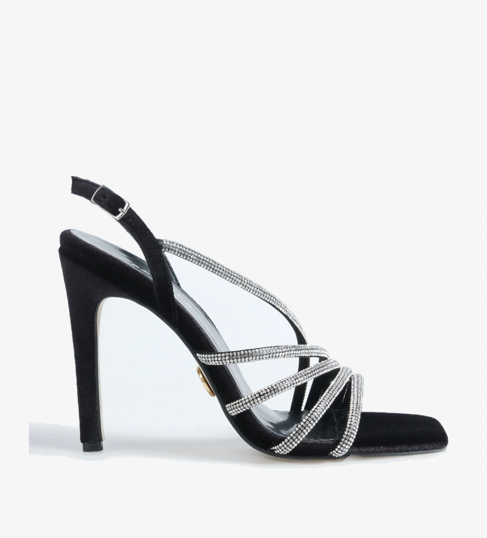 Fabrika Siyah Kadın Topuklu Sandalet FREDA model görseli