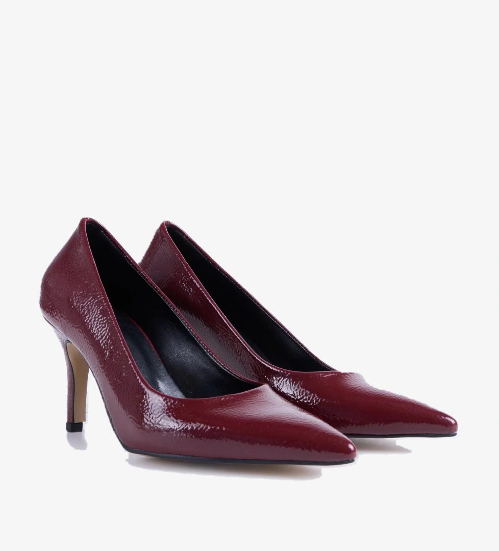 Fabrika Bordo Kadın Topuklu Ayakkabı PRILLY model görseli