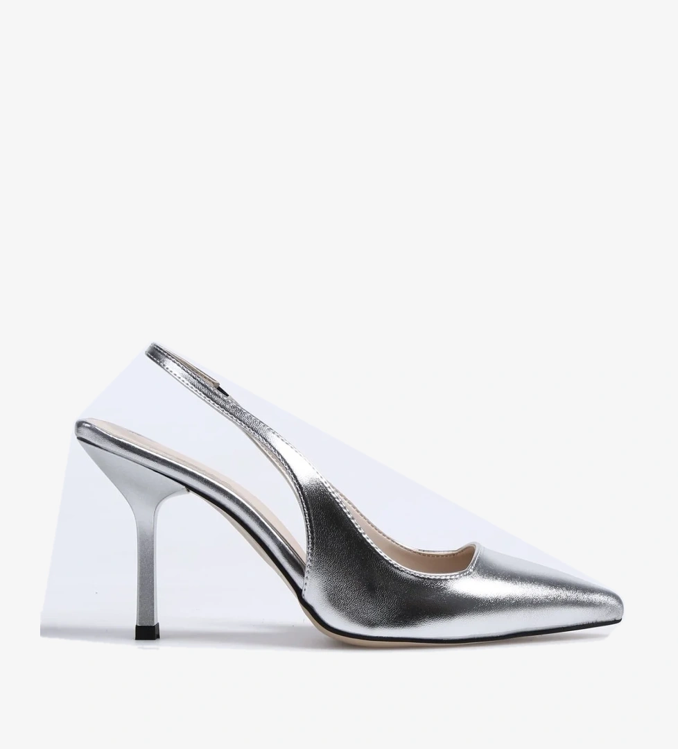 Fabrika Gümüş Kadın Topuklu Ayakkabı LINOS model görseli