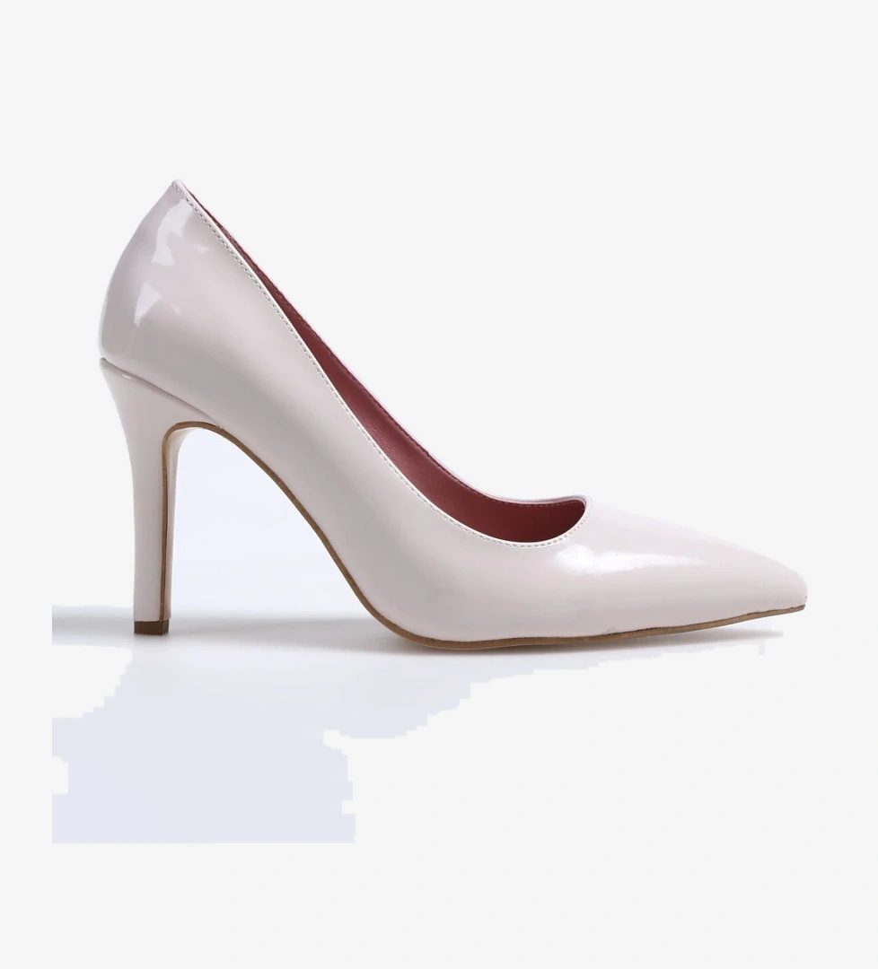 Fabrika Ekru Kadın Topuklu Ayakkabı CASEY model görseli