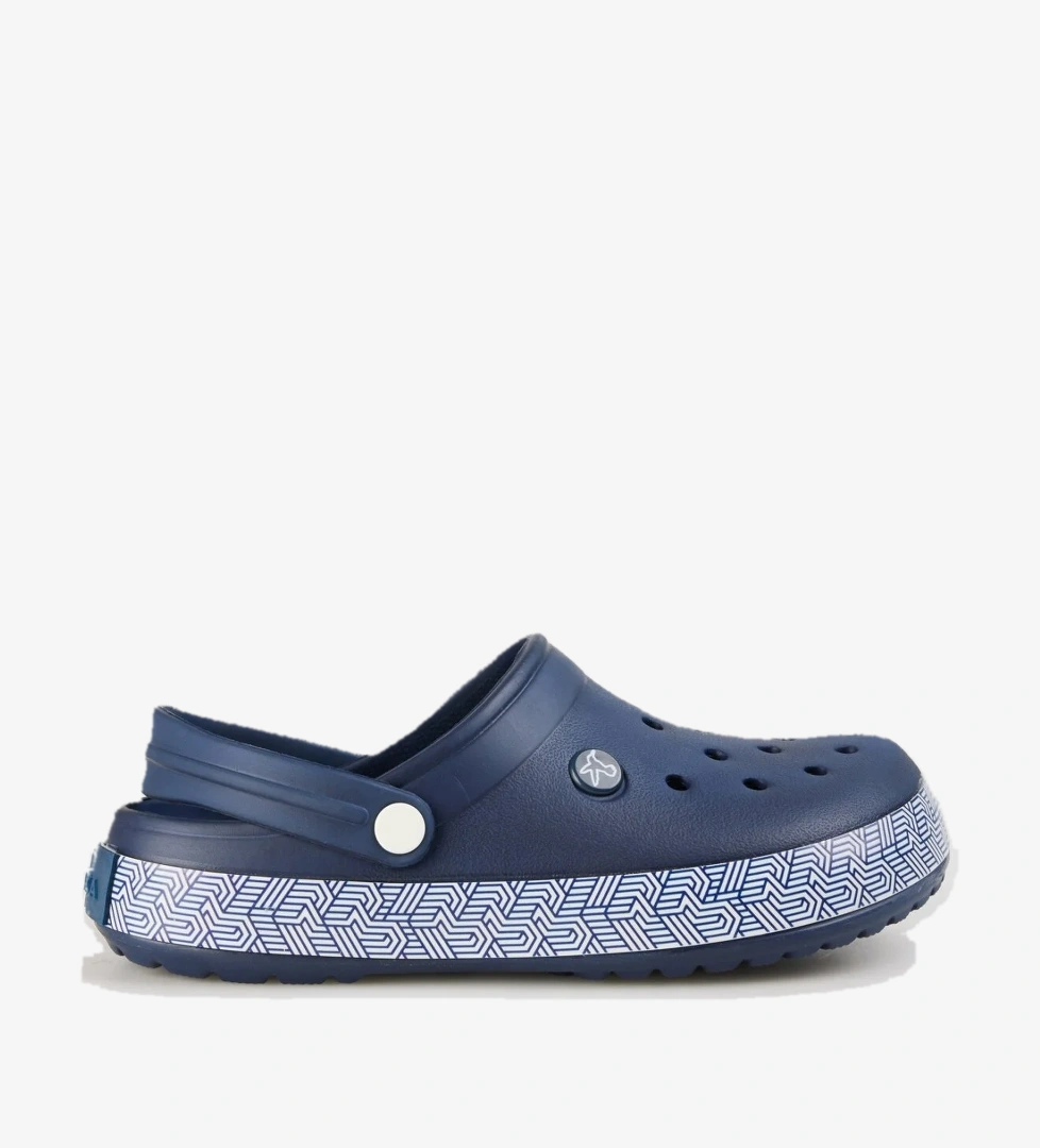 Lacivert-Beyaz Erkek Terlik INFERNO - Görsel 1