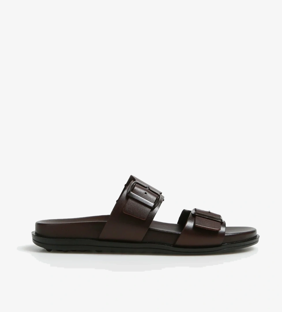 Kahverengi Erkek Deri Terlik DALIBOR - Görsel 1