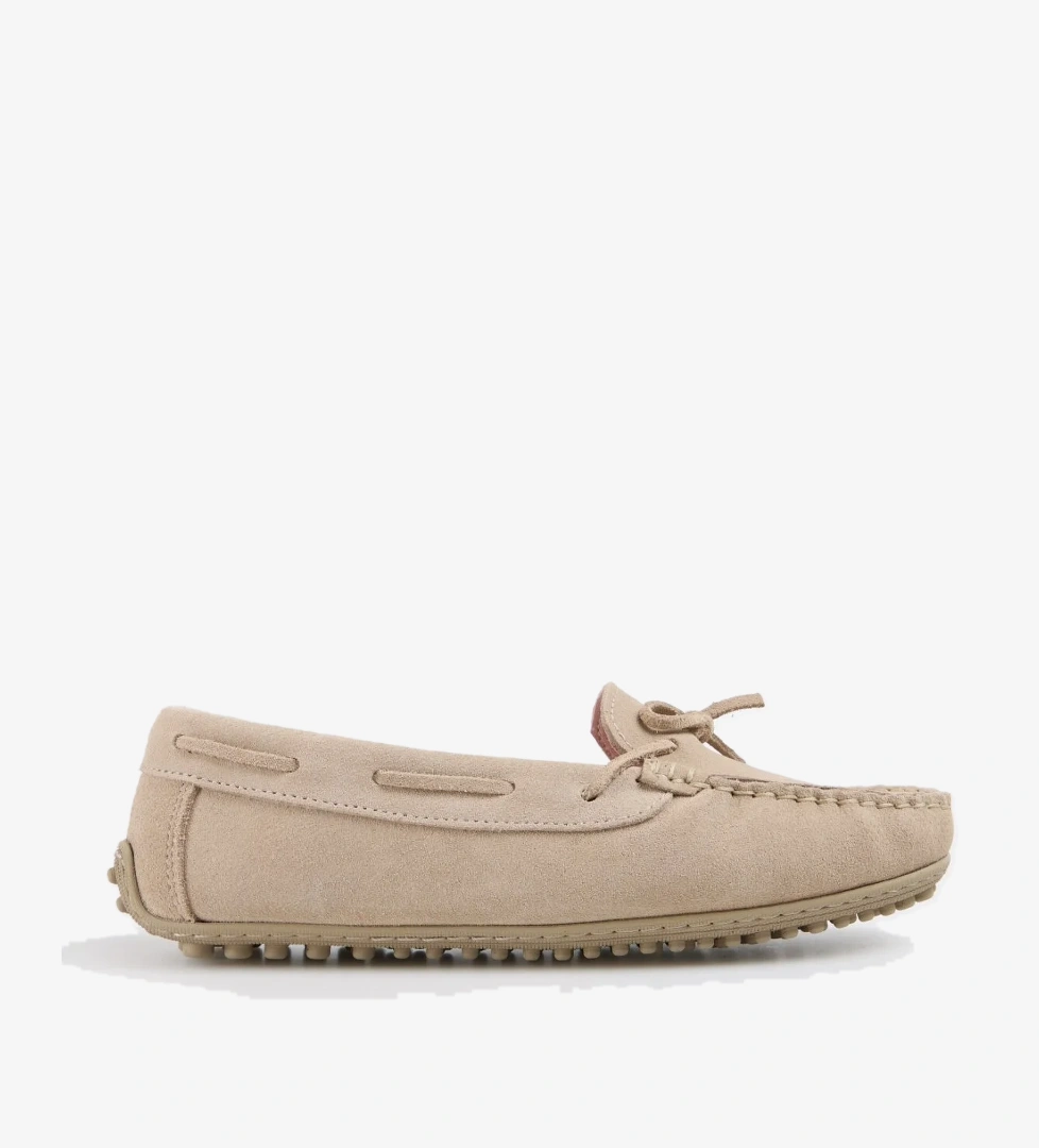 Fabrika Deri Bej Kadın Loafer D-RARON model görseli