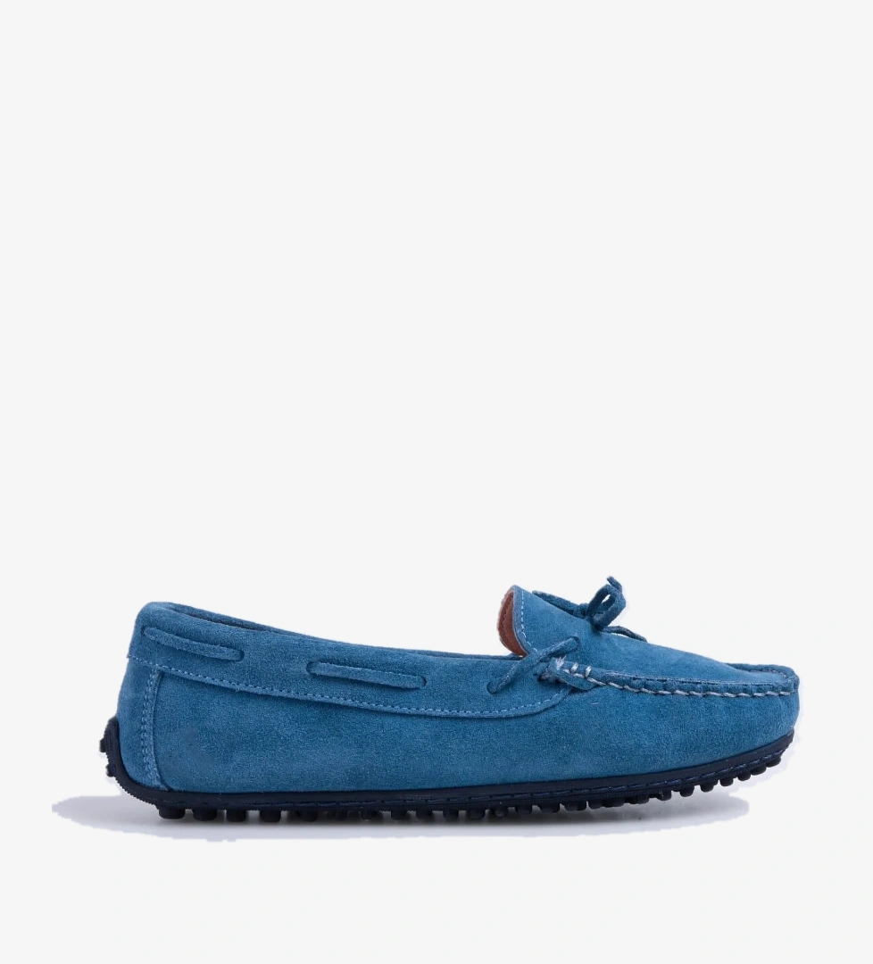 Fabrika Deri Mavi Kadın Loafer D-RARON model görseli