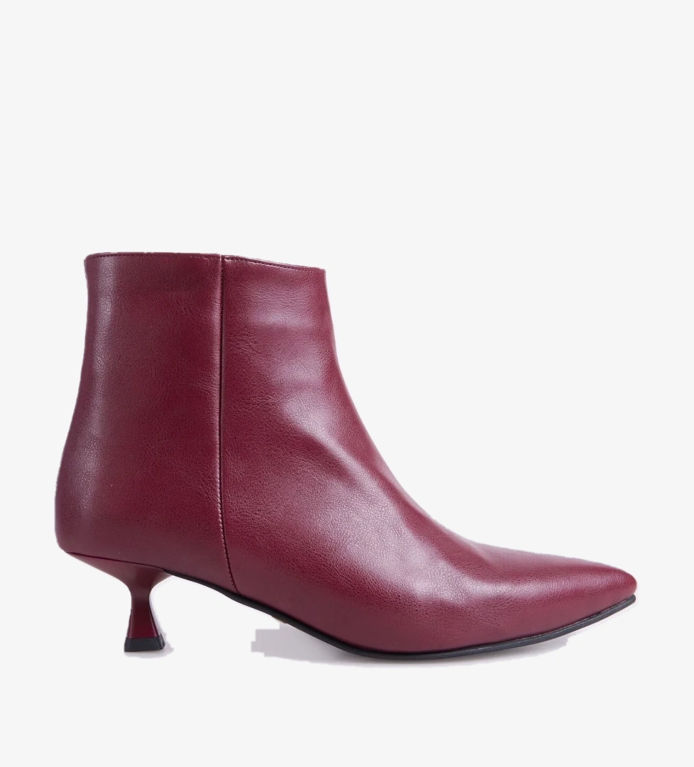 Fabrika Bordo Kadın Topuklu Bot KITTEN-CHARLEY model görseli