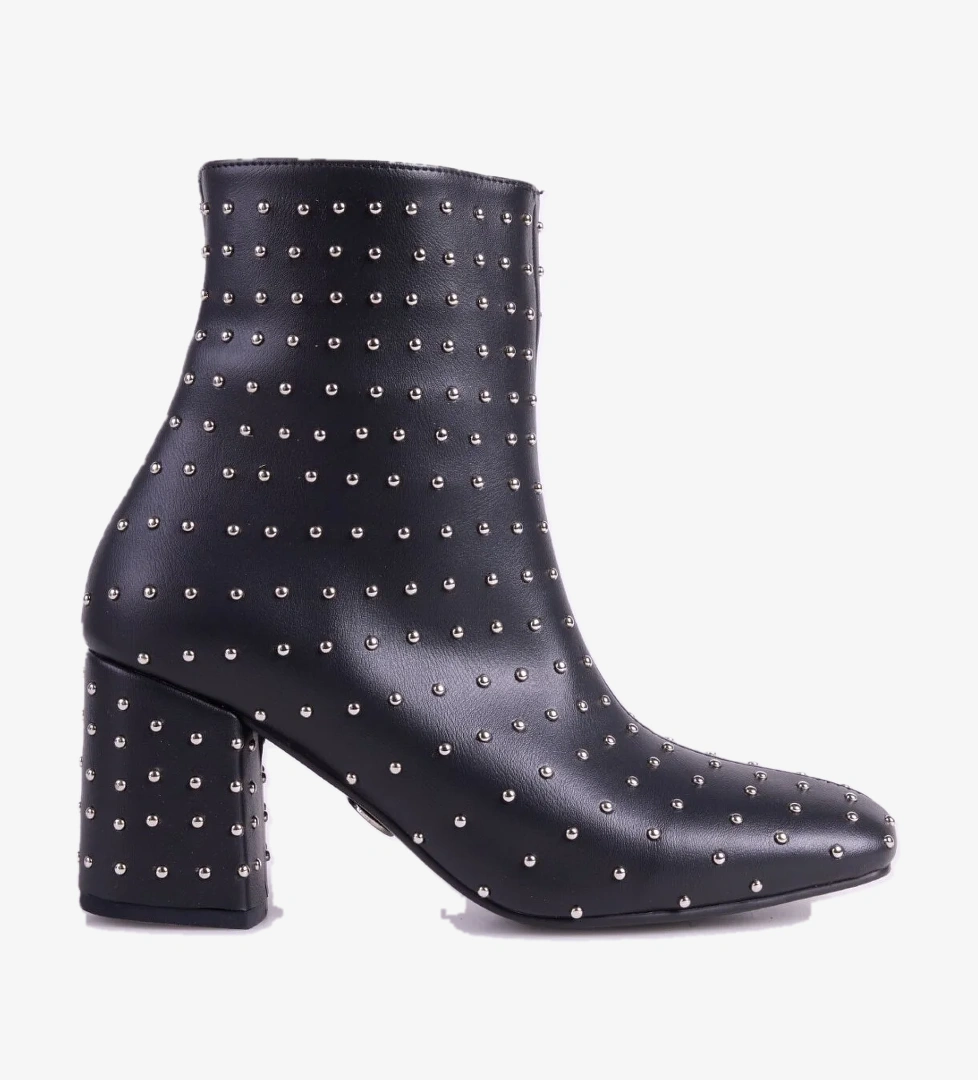 Fabrika Siyah Kadın Topuklu Bot DIVNA model görseli