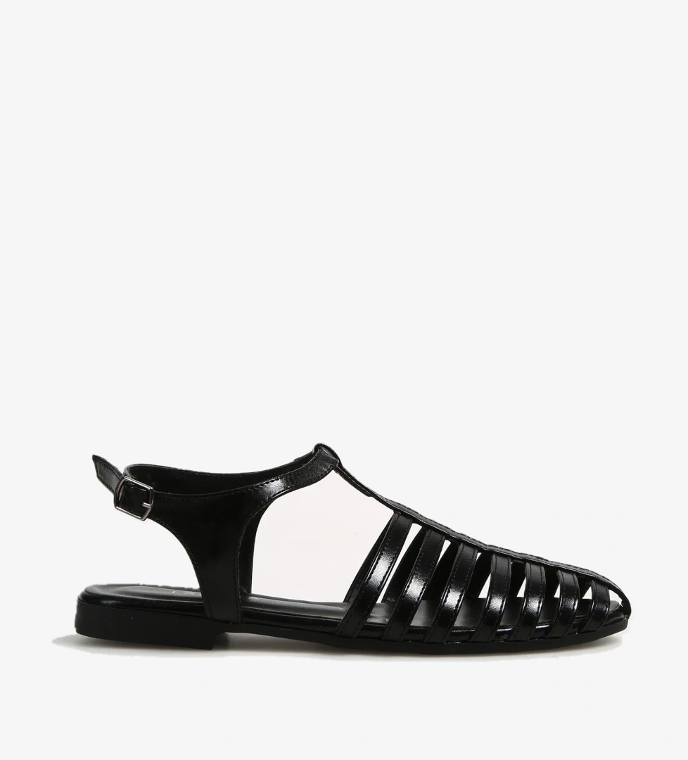 Fabrika Siyah Kadın Sandalet NASEEM model görseli