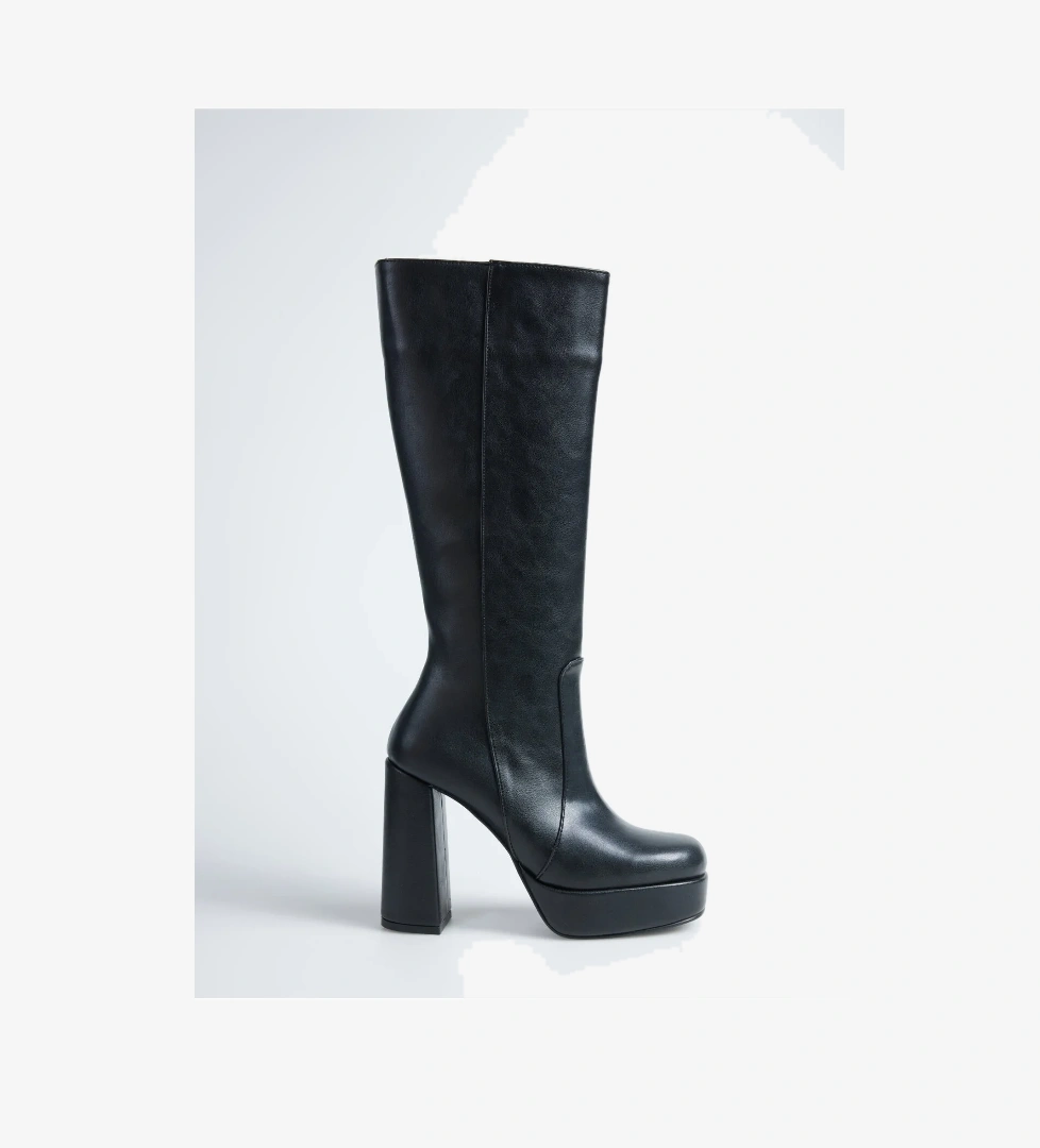 Fabrika Siyah Kadın Çizme ERJA model görseli