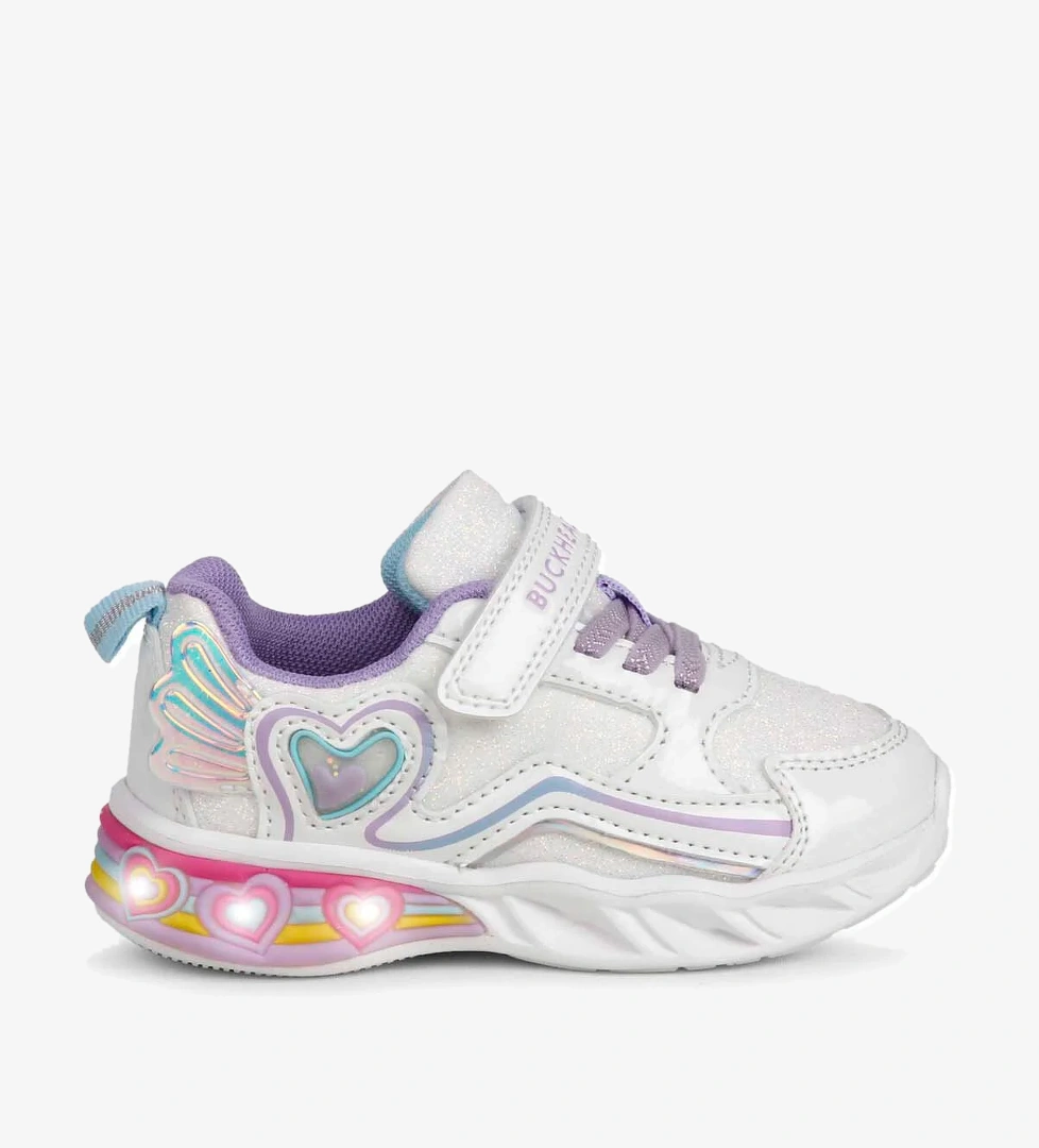 BUCK3046 BERRY Beyaz Kız Çocuk Sneaker - Görsel 1