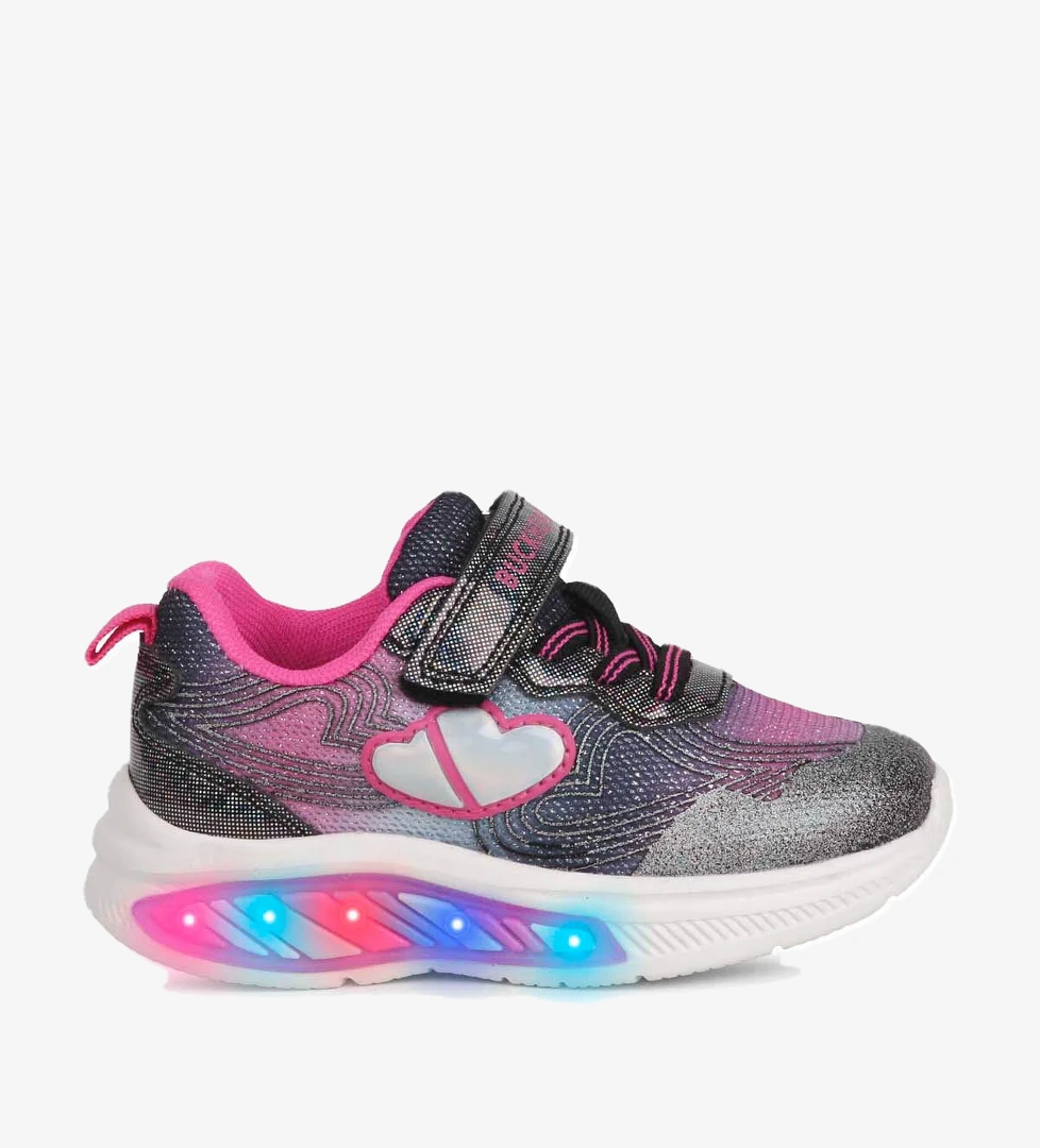 BUCK3042 NINA Siyah Kız Çocuk Sneaker - Görsel 1