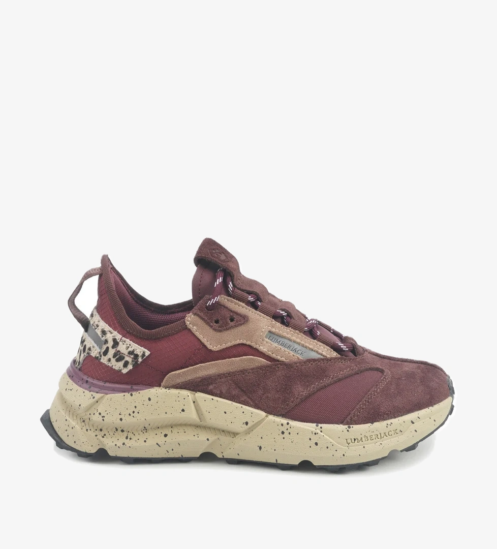 Lumberjack MOLTEN 5PR Bordo Kadın Sneaker - Görsel 1