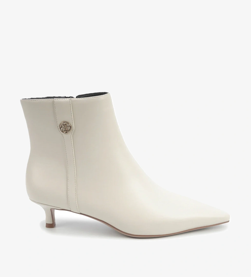 Nine West SHALIN 5PR KIRIK BEYAZ Kadın Topuklu Bot - Görsel 1