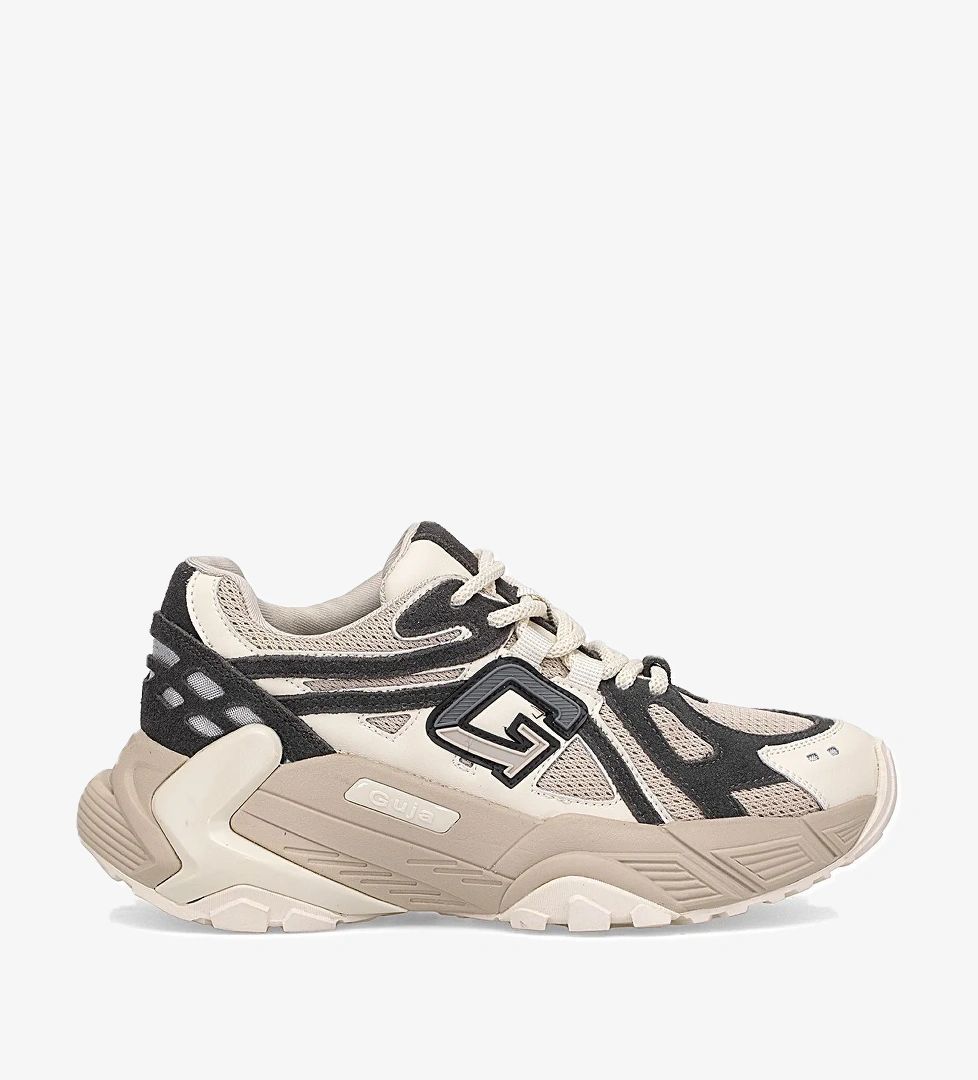 25K366 Kadın Hakiki Deri Klasik Sneaker Bej