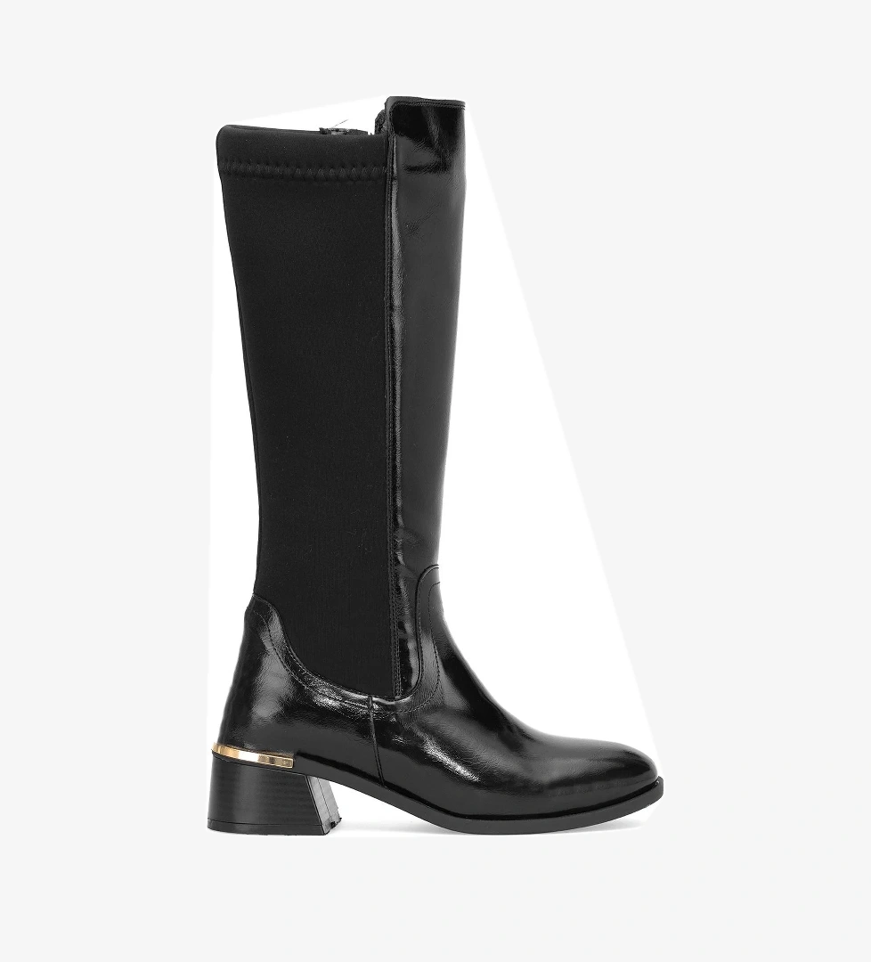 Ayakkabı Fuarı Elit PM544 K30 Kadın Klasik Çizme Siyah model görseli