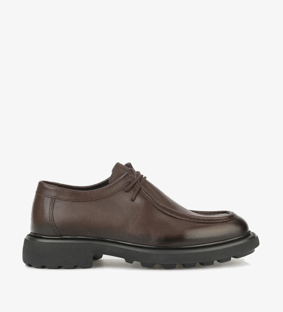 Erkek Hakiki Deri Ayakkabı 1531043Z4043 Kahve