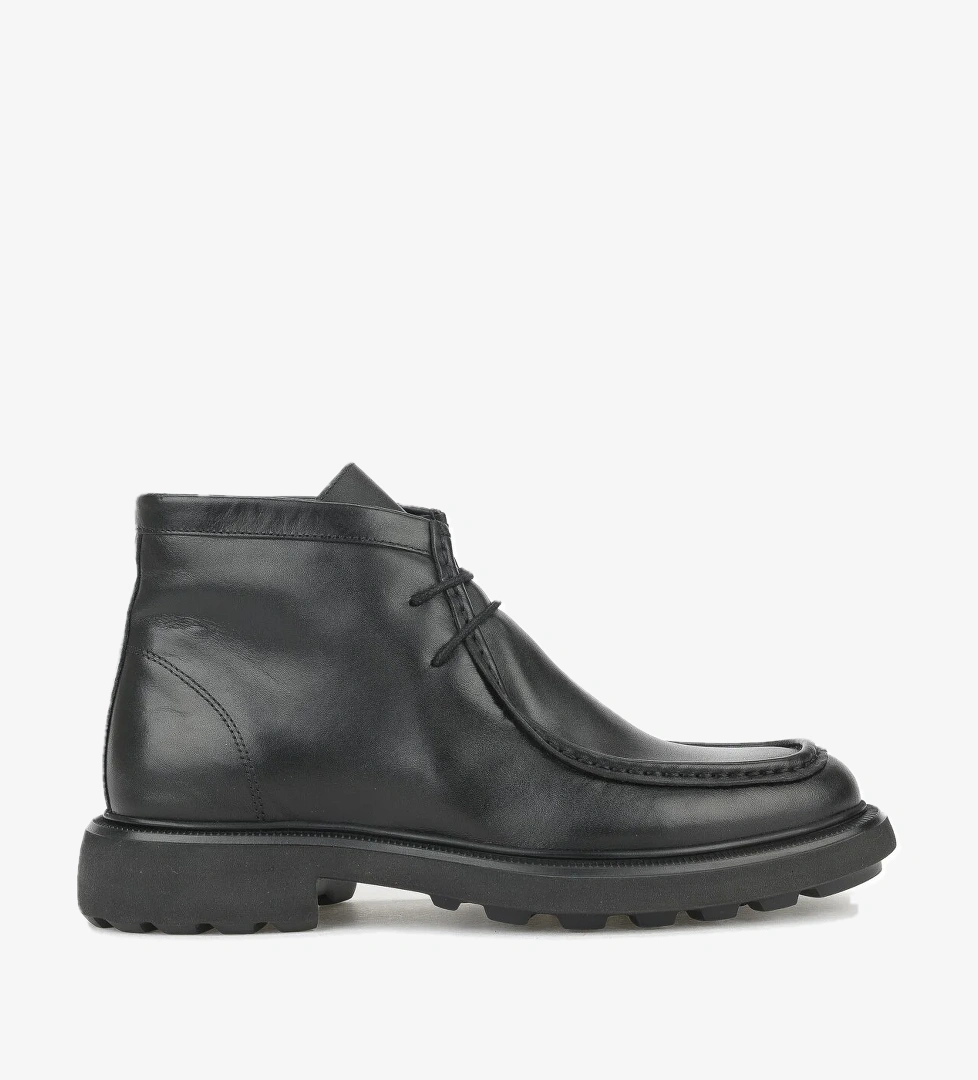 Erkek Hakiki Deri Bot 1531043Z4049 Siyah