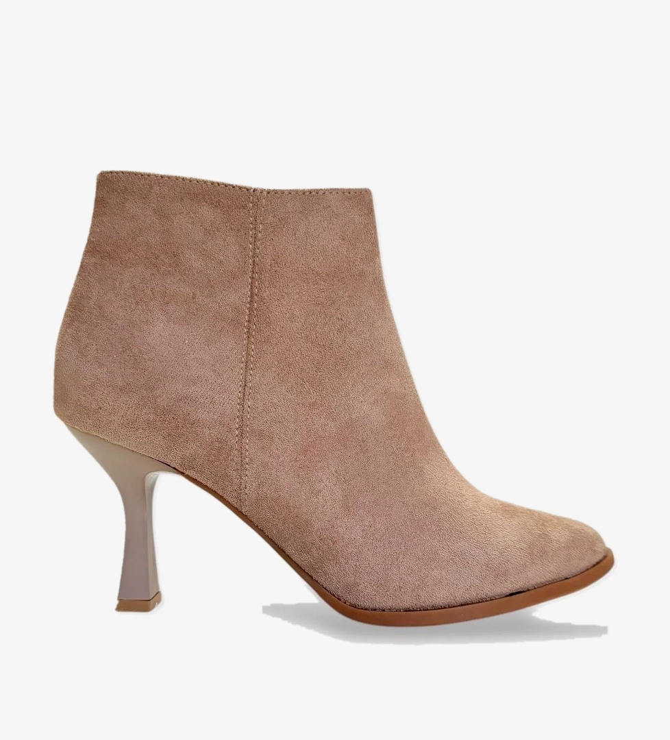 Liger Topuklu Fermuarlı Kadın Bot (8 Cm) model görseli