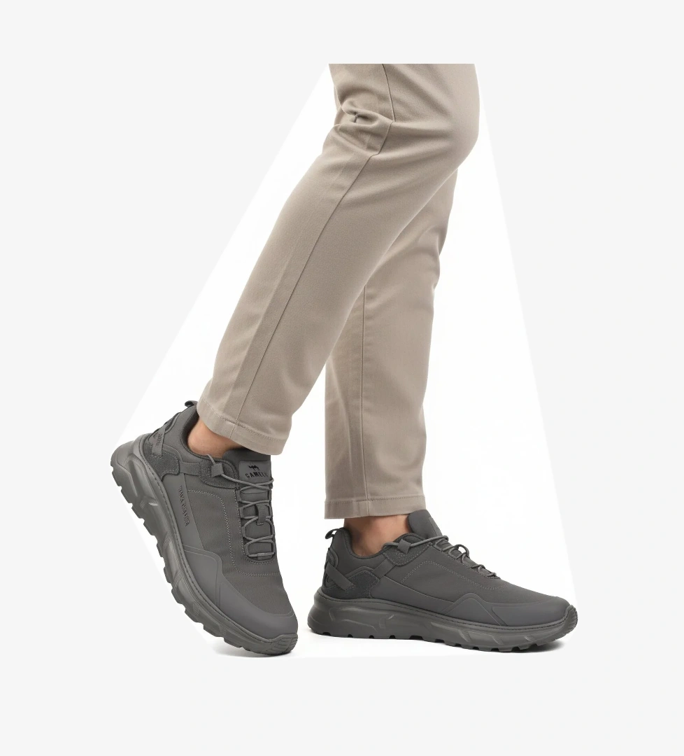 Füme Bağcıklı Erkek Spor Ayakkabı