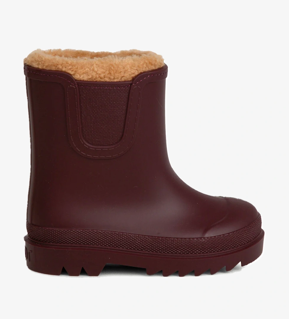 W10290 TOKIO BORREGUITO Bordo Kız Çocuk Yağmur Çizmesi