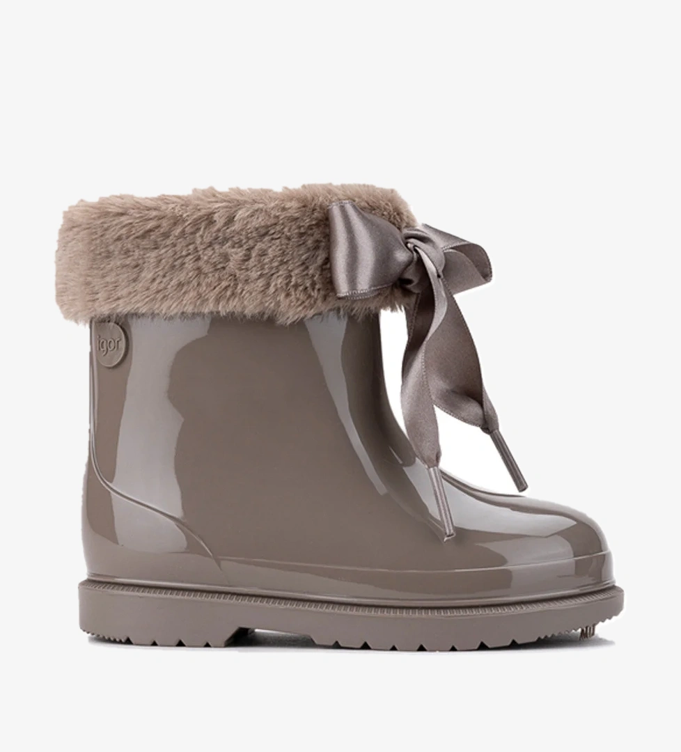 BIMBI SOFT Kahverengi Kız Çocuk Yağmur Çizmesi - Görsel 1