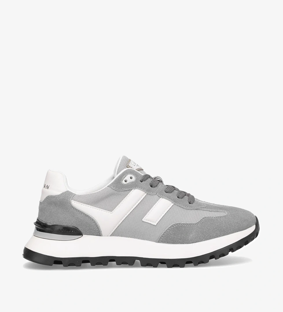 Lufian 111230264 Arthur 25K Erkek Hakiki Deri Klasik Sneaker Gri model görseli
