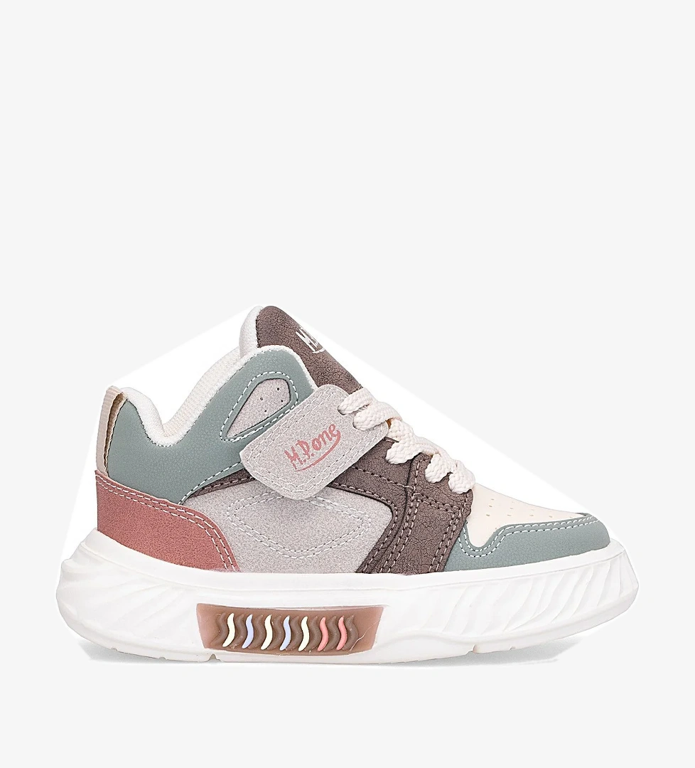 252-3510PT Patik Kız Çocuk Yürüyüş Ayakkabısı Bej - Görsel 1