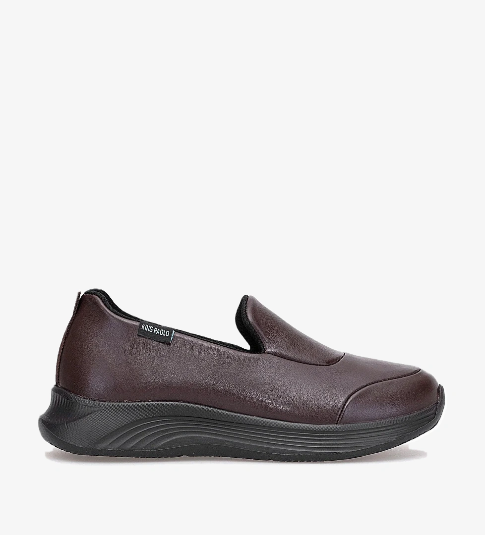 King Paolo I5210 Perry Kadın Hakiki Deri Casual Ayakkabı Siyah Kahverengi model görseli