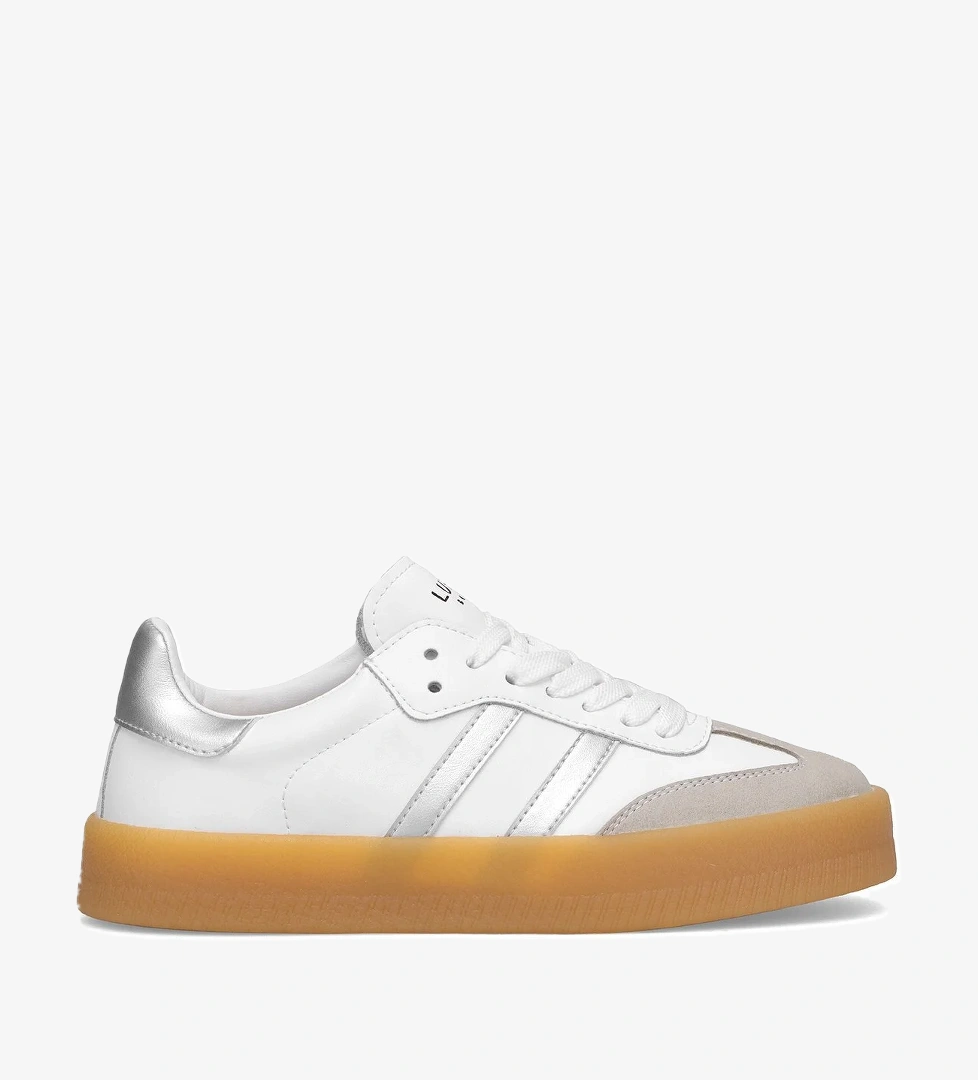 122230030 Stella 25K Kadın Hakiki Deri Klasik Sneaker Beyaz - Görsel 1