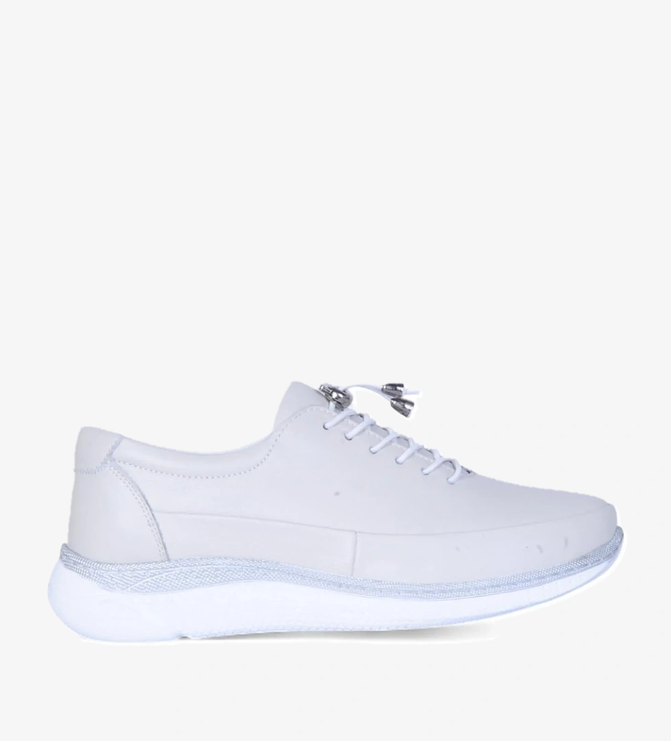 Ayakcenter Missmama 007 Gri Kadın Hakiki Deri Casual Ayakkabı model görseli