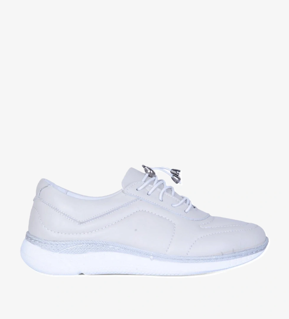 Ayakcenter Missmama 003 Gri Kadın Hakiki Deri Casual Ayakkabı model görseli