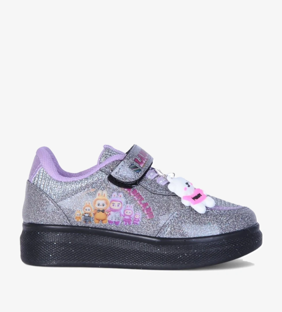 Bolimex 9600 Simli Füme-Lila Kız Çocuk Spor Ayakkabı model görseli