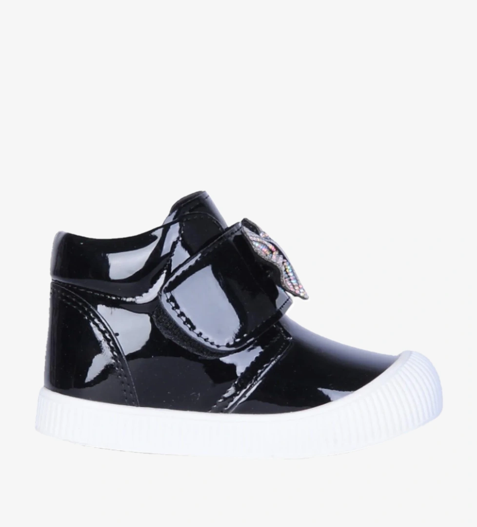 Ayakcenter Herbebe 015 Rugan Siyah Kız Çocuk Bot model görseli