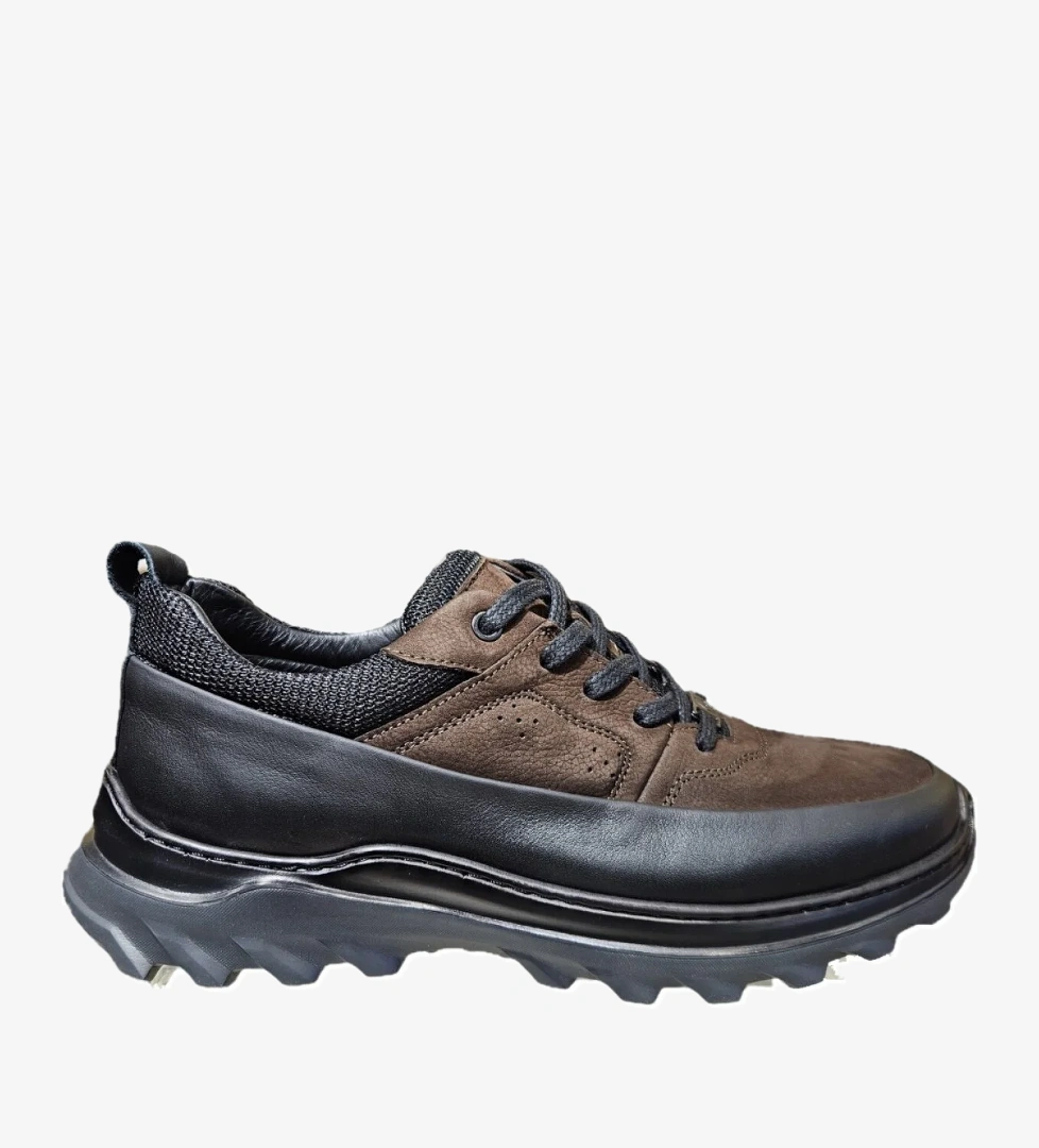 Komçero Komcero Bağcıklı Kat Deri Havuz Model Outdoor Taban Erkek Casual Ayakkabı K3256-25283 model görseli