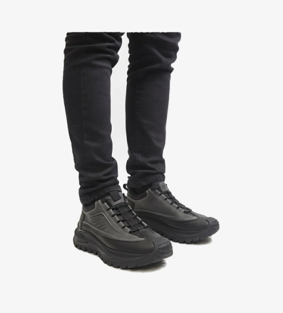 Lastik Bağlı Kanat Baskı Model Kısa Boğazlı Erkek Bot M434