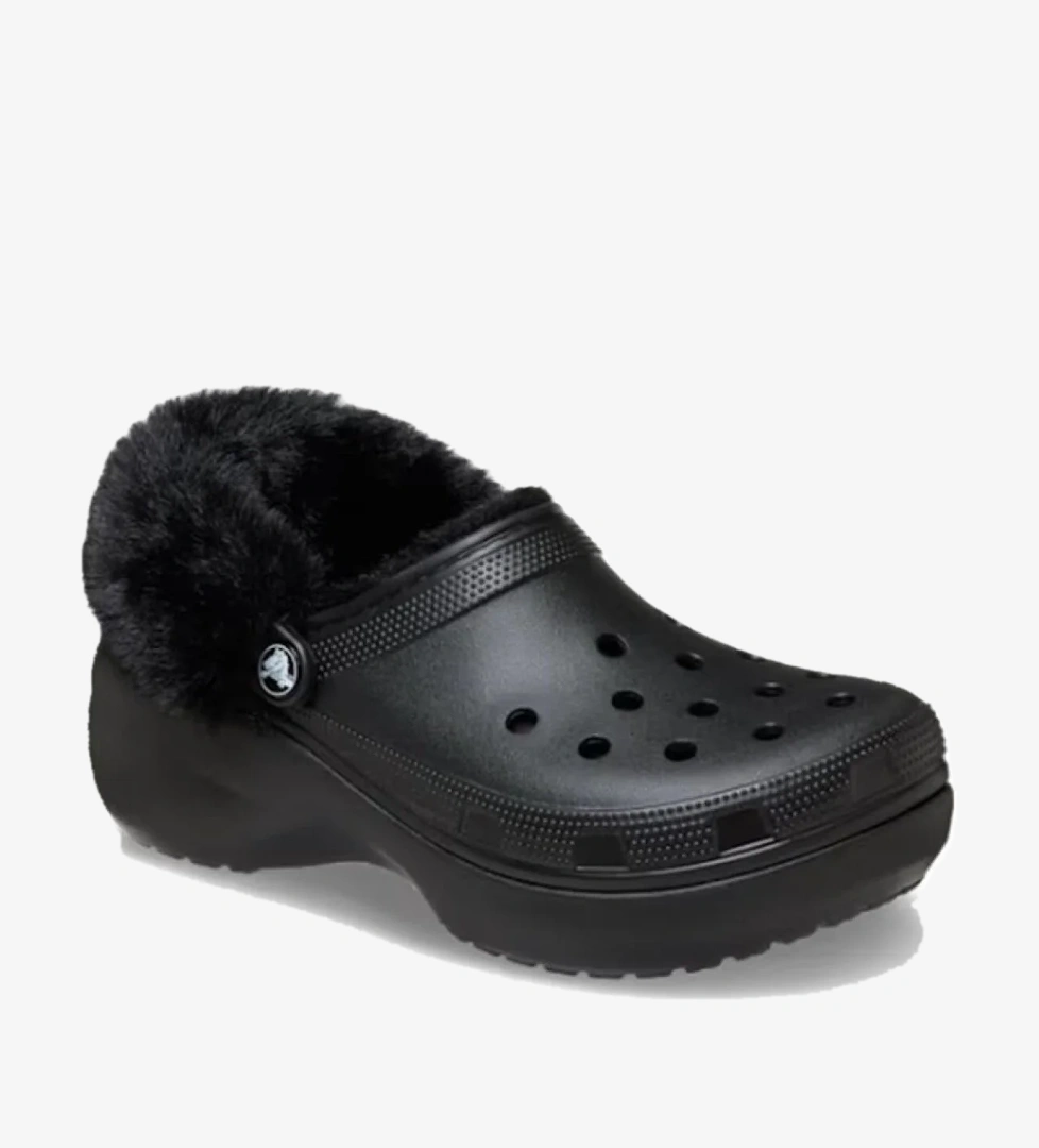 Classic Platform Fuzz Lined Clog Kadın Terlik 212854