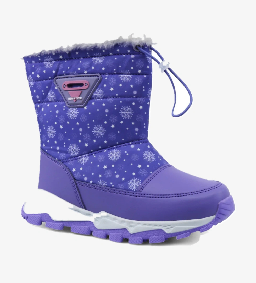 Leni Sıcak Astar Su ve Soğuk Dayanıklı Ortopedik Kaymaz Taban Çocuk Bot