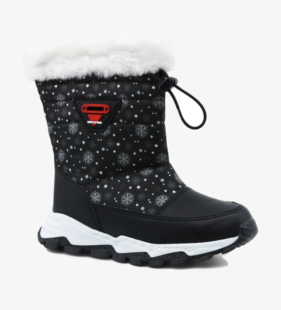 Leni Sıcak Astar Su ve Soğuk Dayanıklı Ortopedik Kaymaz Taban Çocuk Bot